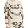 Wholesale 🥰 Lauren Ralph Lauren Striped French Terry Hoodie In Cream 💯