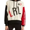 Best deal 🛒 Lauren Ralph Lauren Color-Blocked French Terry Hoodie In Cream 🤩