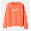 Hot Sale ⭐ Levi's Standard Crew Neck Sweatshirt In Orange 😍