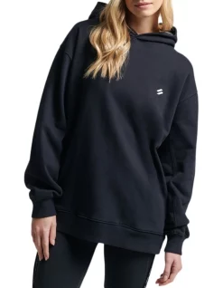 Flash Sale ✔️ Superdry Core Oversized Hoodie In Black 🔥