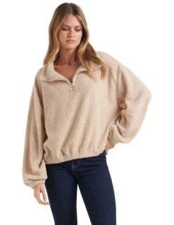 Best deal β Forever New Taylah Teddy Zip-Front Sweater In Brown β