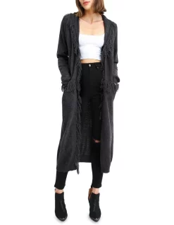 Promo 🎁 Belle & Bloom Freebird Long Fringe Cardigan 👍
