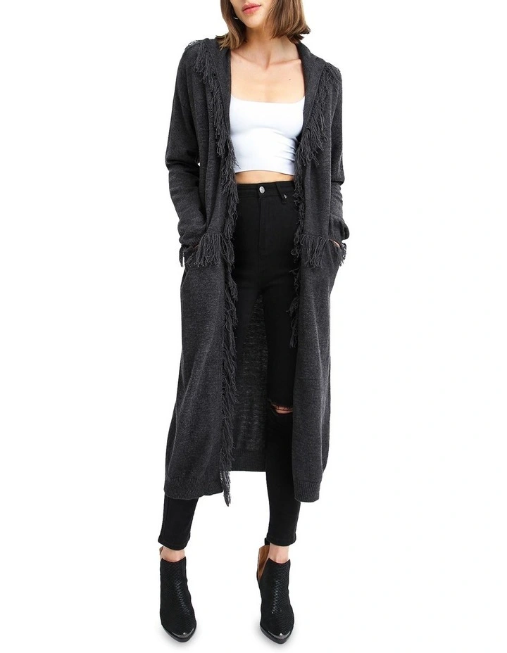Promo π Belle & Bloom Freebird Long Fringe Cardigan π