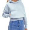Hot Sale 🌟 Calvin Klein 👖 Jeans Back Two Tone Monogram Hoodie Bayshore Blue 👍