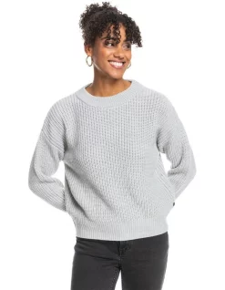 Best Pirce π― Roxy Little Good Day Jumper Heritage Heather Grey π₯°