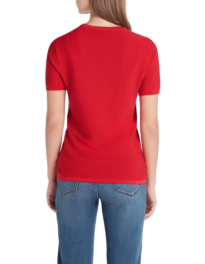 Promo β€οΈ David Lawrence Ellery Knit Top In Poppy β - Image 3