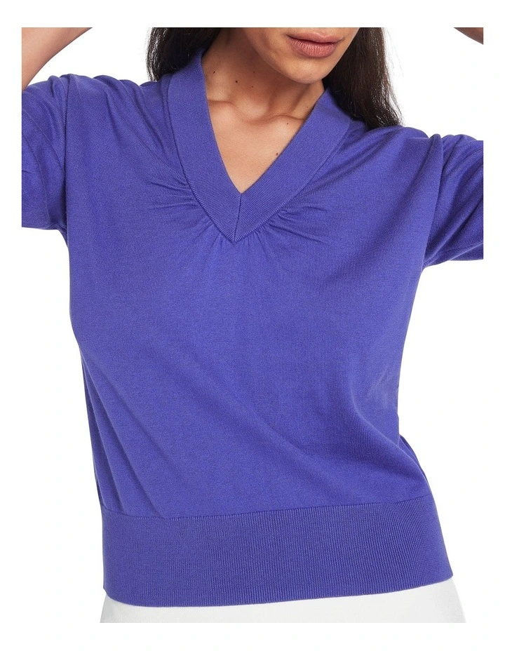 Discount π David Lawrence Nuala V Neck Knit In Baja π - Image 4