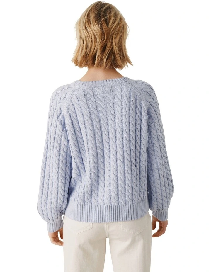 Discount π Part Two Nalinepw Pullover Jumper Heather Blue π - Image 3