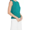 Deals 😀 David Lawrence Shauna Sleeveless Knit In Aquamarine 💯