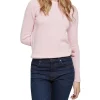 Coupon 🎉 Oxford Emily Crew Neck Cotton Knit Jumper Pink 👍