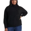 Cheapest 🔥 Forever New Curve Minnie Roll Neck Knit Jumper Black 🎉