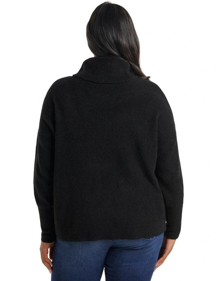 Cheapest π₯ Forever New Curve Minnie Roll Neck Knit Jumper Black π - Image 2