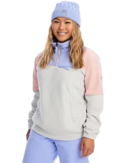 Outlet π₯° Roxy Chloe Kim Half Zip Fleece In Grey π