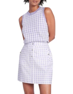 Hot Sale 👏 Marcs Gingham Of The Universe Knit In Jacaranda 🌟