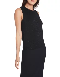 Brand new π David Lawrence Shauna Sleeveless Knit In Black π