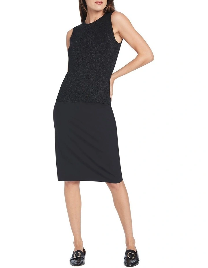 Brand new π David Lawrence Shauna Sleeveless Knit In Black π - Image 2