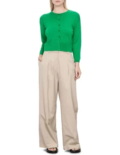 Budget βοΈ Veronika Maine Essential Cardigan In Emerald π