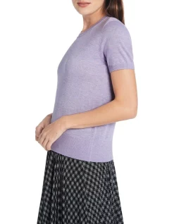Deals π David Lawrence Roisin Sparkle Knit In Pansy π