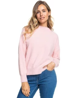 Outlet 🧨 Roxy Noisy Storm Jumper Powder Pink ✔️