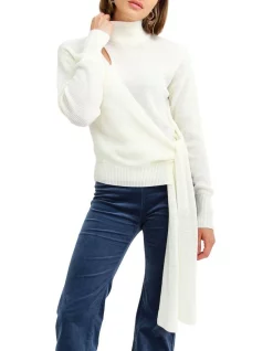 Coupon π Belle & Bloom Landslide Cutout Wrap Jumper π