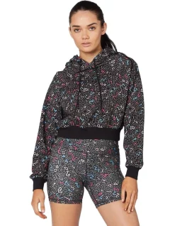Wholesale π― L'URV Twisting Printed Cropped Hoodie Multi π₯