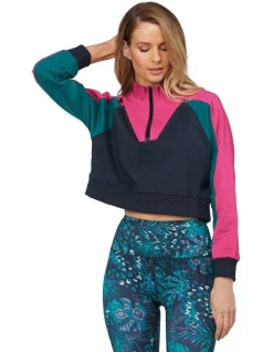 Cheapest 👍 L'URV Blooming Colour Block Sweat Multi 😉