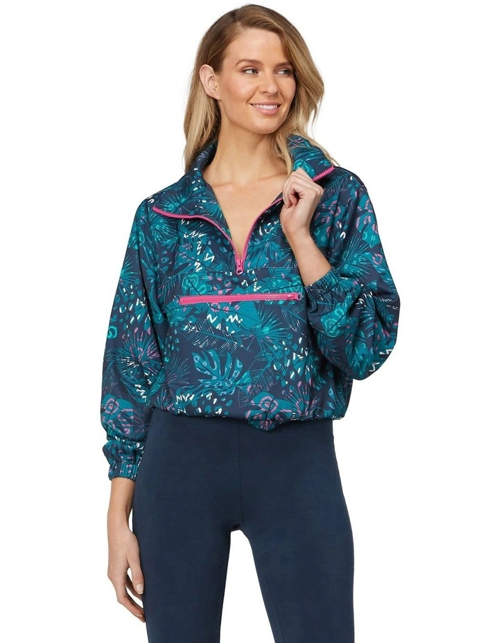 Coupon π₯° L'URV Leafy Green Printed Jacket Navy π
