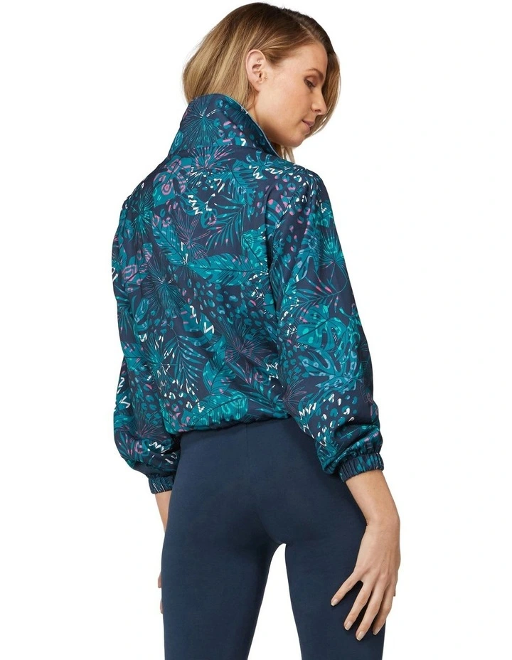 Coupon π₯° L'URV Leafy Green Printed Jacket Navy π - Image 2
