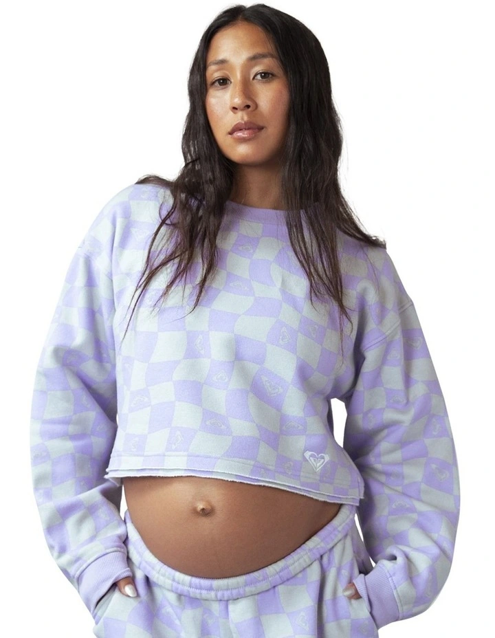 Brand new β Roxy Kelia Cropped Jumper In Purple β€οΈ