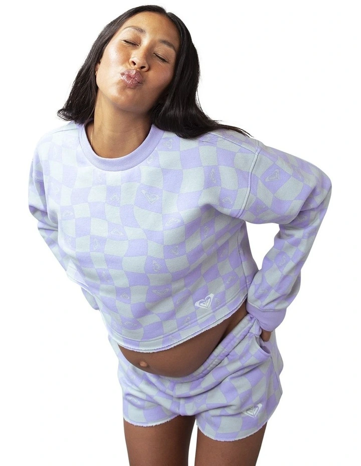 Brand new β Roxy Kelia Cropped Jumper In Purple β€οΈ - Image 2
