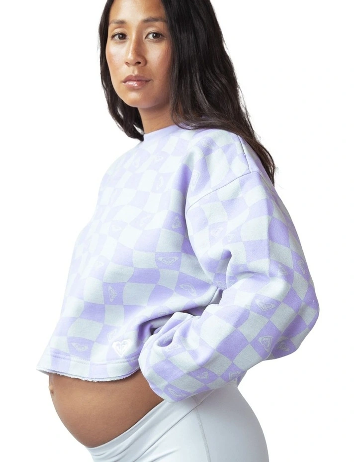 Brand new β Roxy Kelia Cropped Jumper In Purple β€οΈ - Image 3