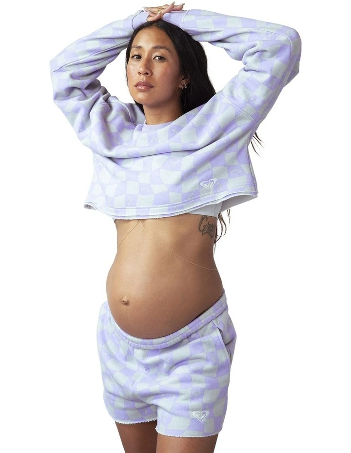 Brand new β Roxy Kelia Cropped Jumper In Purple β€οΈ - Image 4