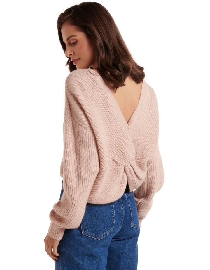 Best reviews of π₯° Forever New Veronica Twist Back Knit Jumper In Pink βοΈ - Image 4
