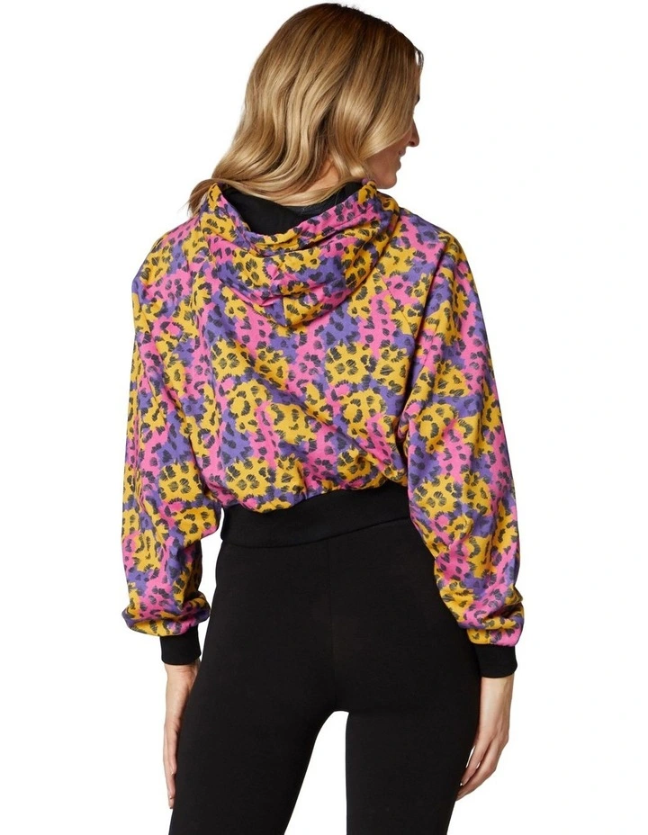 Promo π₯ L'URV Fierce Printed Cropped Hoodie Multi π― - Image 2