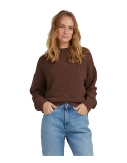 Budget 🌟 Roxy Miss It All Jumper In Chocolate 🎉