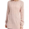 Best Sale ✨ Belle & Bloom At Last Cable Knit Jumper With Slit ⌛
