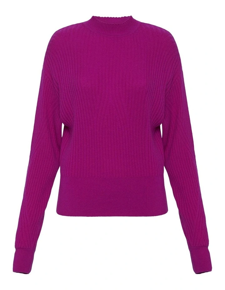 Discount β Sass & Bide Feel The Burn Blouson Sleeve Cashmere Jumper Raspberry β - Image 6