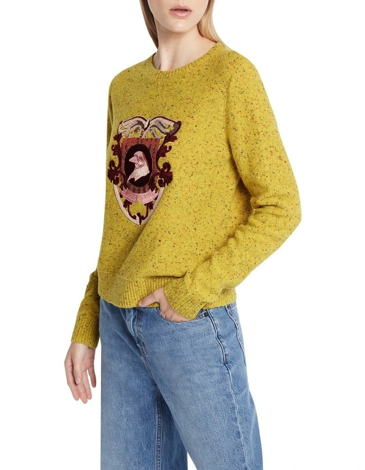Top 10 βοΈ Sass & Bide The Song Bird Embellished Knit In Charteuse π - Image 3