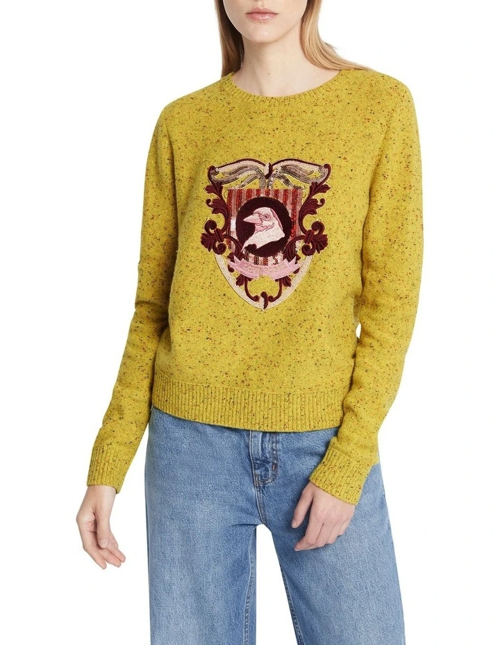 Top 10 βοΈ Sass & Bide The Song Bird Embellished Knit In Charteuse π - Image 4