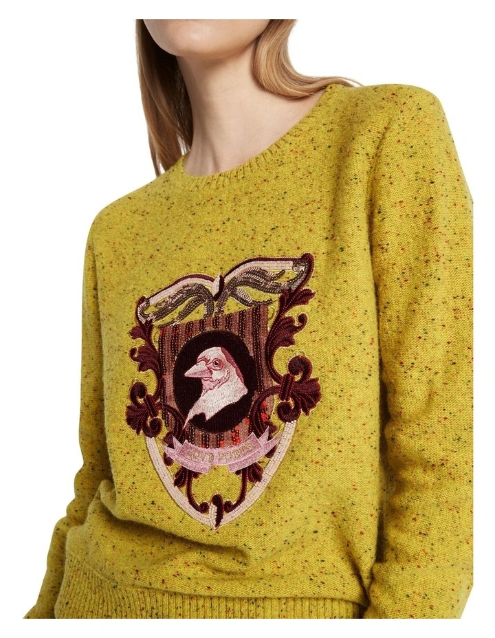 Top 10 βοΈ Sass & Bide The Song Bird Embellished Knit In Charteuse π - Image 5
