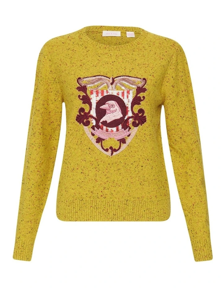 Top 10 βοΈ Sass & Bide The Song Bird Embellished Knit In Charteuse π - Image 6