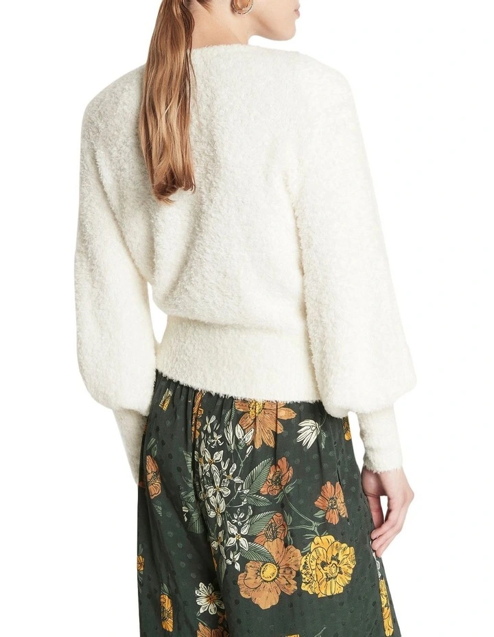 Cheap π₯° Sass & Bide Silver Thoughts Fluffy Knit Sweater Cream π - Image 2
