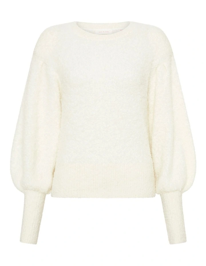 Cheap π₯° Sass & Bide Silver Thoughts Fluffy Knit Sweater Cream π - Image 6
