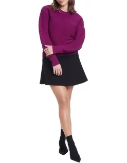 Discount π₯° Marcs Izabella Ottoman Knit Sweater Magenta π€©