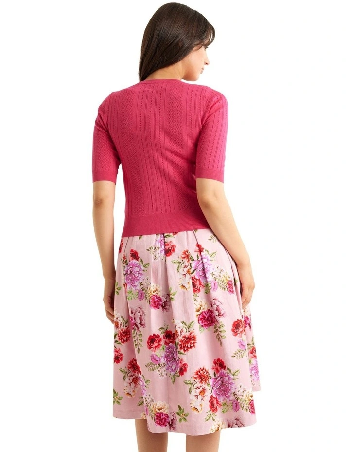 Deals π Review Hailee Pointelle Cardi In Raspberry π - Image 2