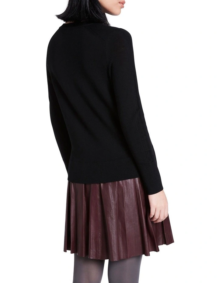 Budget π₯° Marcs Merino π§ Girls Knit Top Black π - Image 3