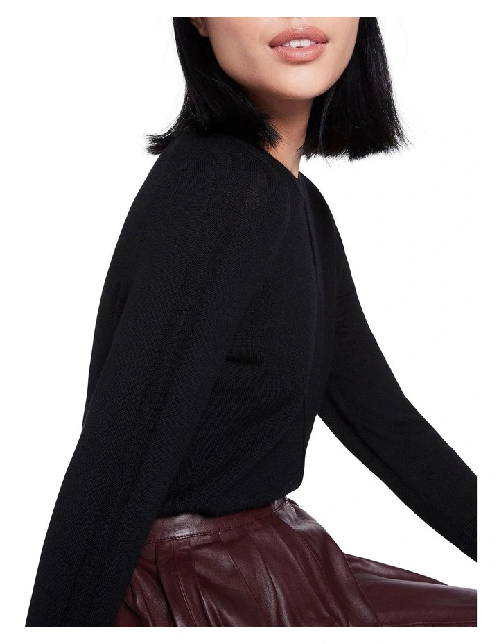 Budget π₯° Marcs Merino π§ Girls Knit Top Black π - Image 4