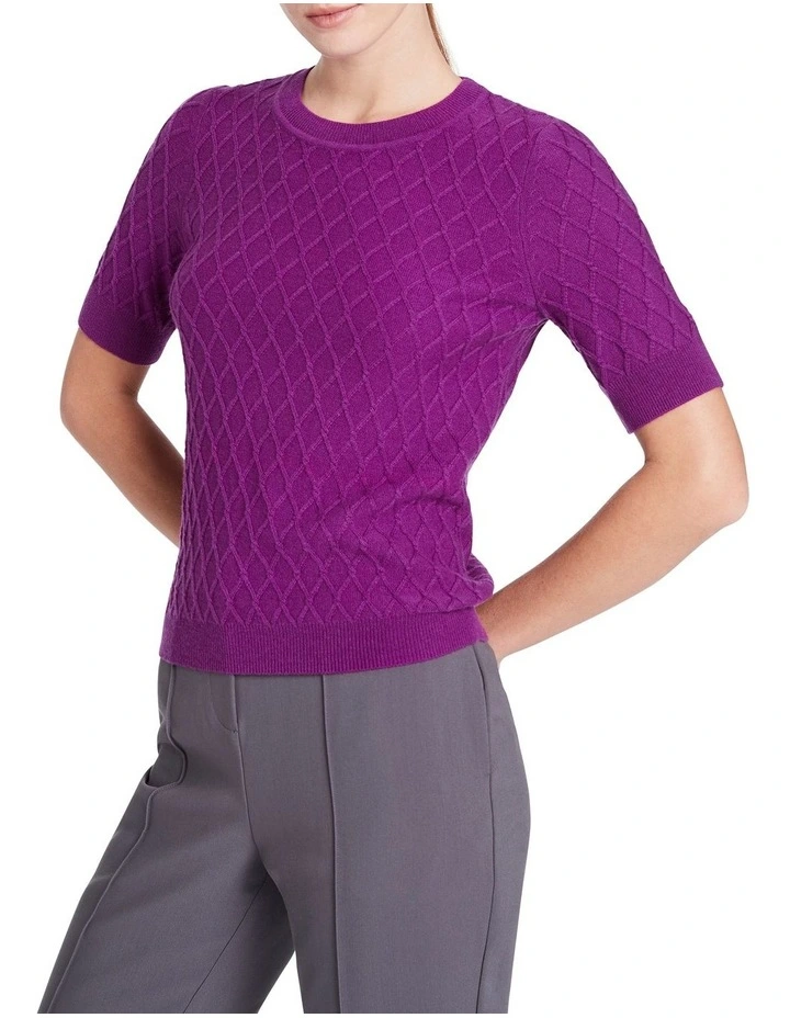Discount π David Lawrence Ainsley Knit In Purple π