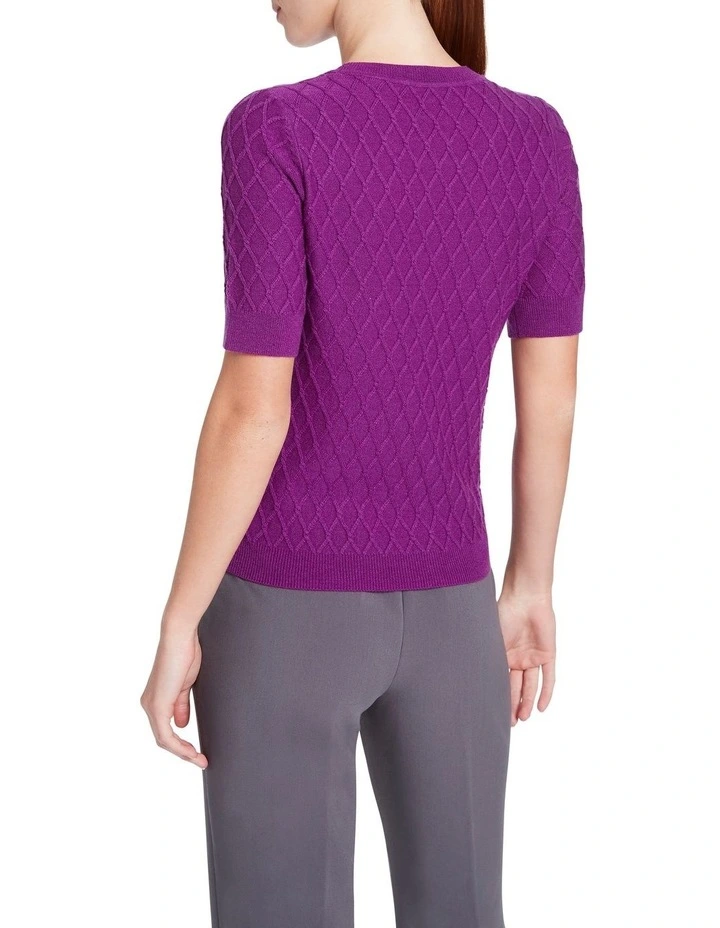 Discount π David Lawrence Ainsley Knit In Purple π - Image 3