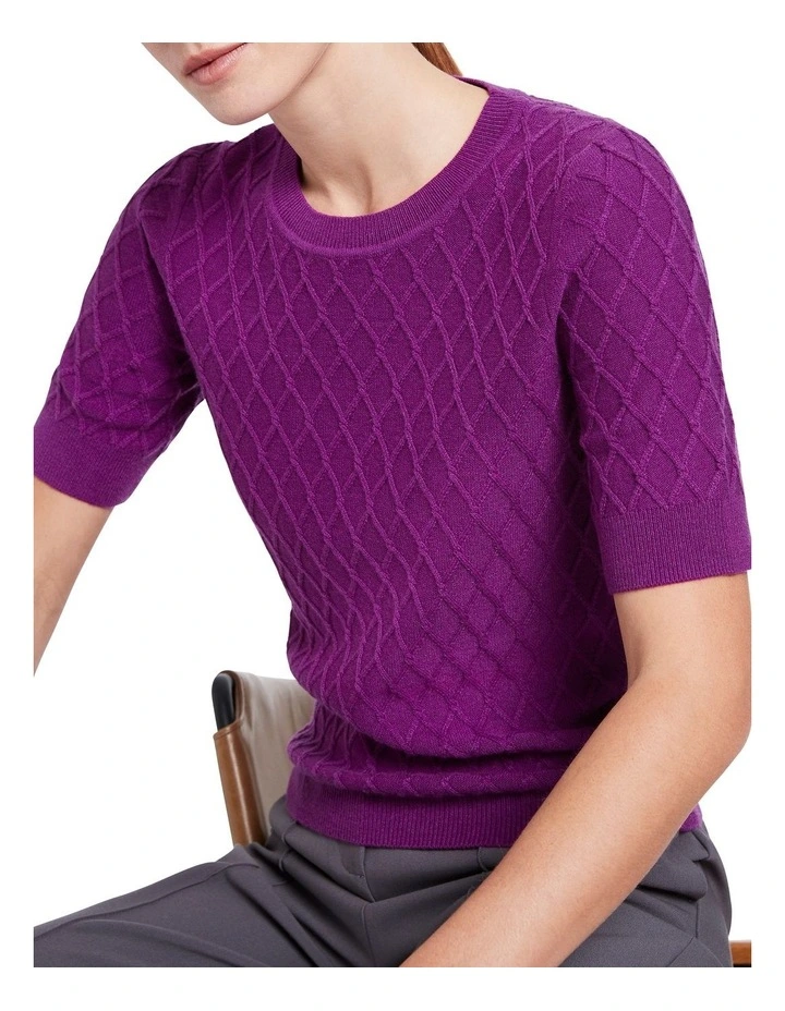 Discount π David Lawrence Ainsley Knit In Purple π - Image 4